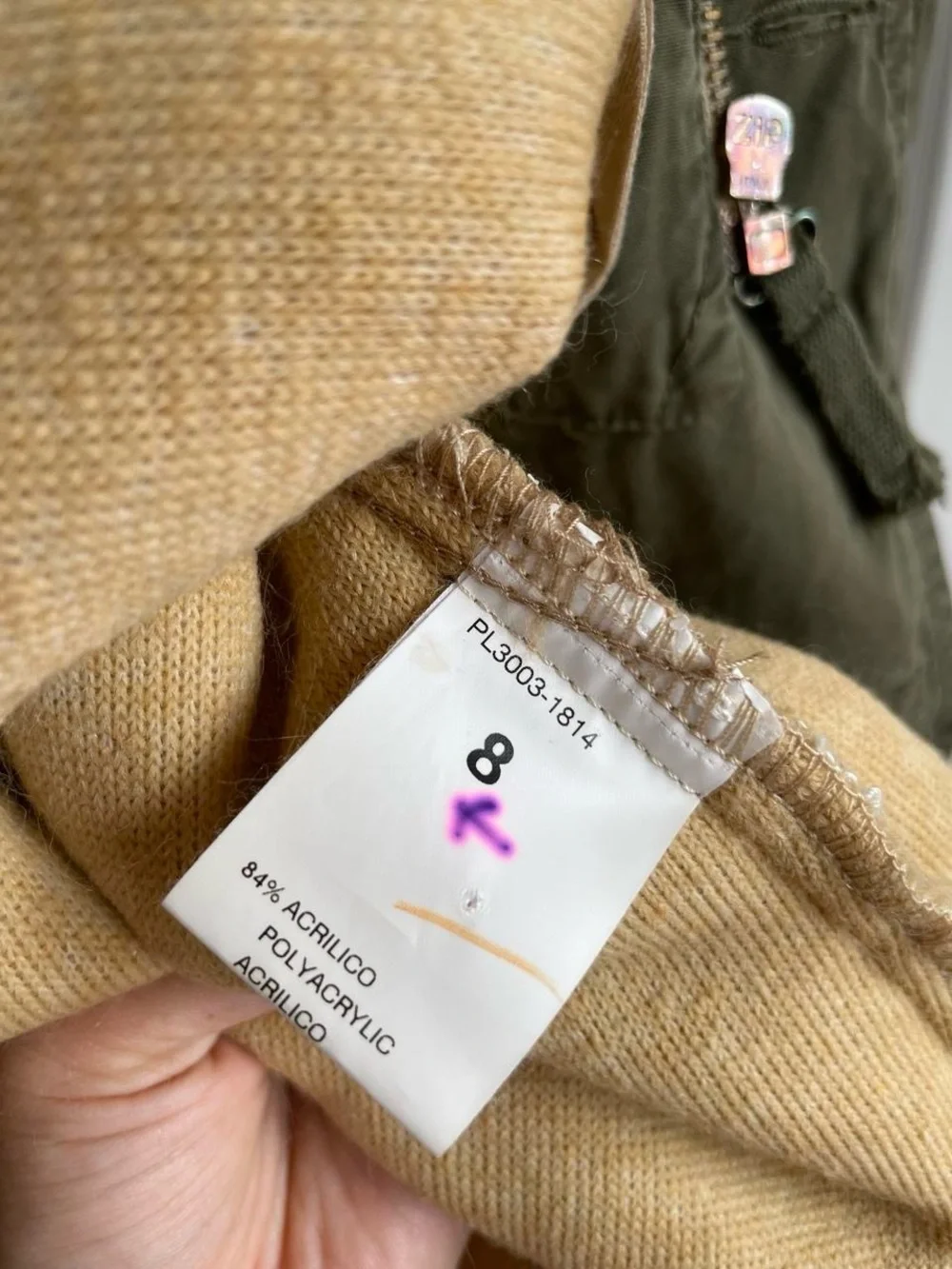 Kids Size 8 Green Cotton Parka Knit Lined Nolita Pocket By Yoox Kids Coat